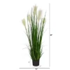 Nearly Natural 4-ft Plum Grass Artificial Plant -Nearly Natural GUEST 079c7888 577e 4fa9 983a 654c8ad5bbb6