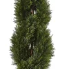 Double Pond Cypress 4'H Spiral Topiary UV Resistant With 1036 Leaves (Indoor/Outdoor) - Nearly Natural