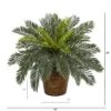 Nearly Natural 15-in Cycas Artificial Plant In Basket 2 Nearly Natural 15-in Cycas Artificial Plant In Basket -Nearly Natural GUEST 10f7c47d 4113 4903 8cfb 7b6f577a4b57