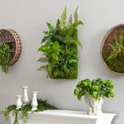 Nearly Natural 24-in X 16-in Mixed Foliage Artificial Living Wall -Nearly Natural GUEST 1ec90bad da5a 4176 8a20 1131be5710a6