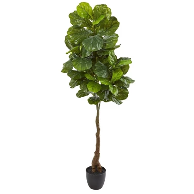 Nearly Natural 64” Fiddle Leaf Artificial Tree (Real Touch) 3 Nearly Natural 64” Fiddle Leaf Artificial Tree (Real Touch)