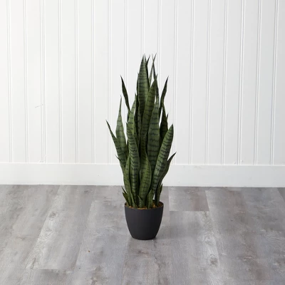 Nearly Natural 38-in Sansevieria Artificial Plant 5 Nearly Natural 38-in Sansevieria Artificial Plant - Image 3