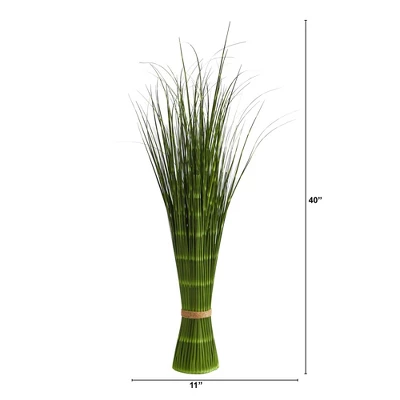 Nearly Natural 40-in Onion Grass Artificial Plant 3 Nearly Natural 40-in Onion Grass Artificial Plant