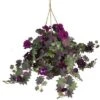 Nearly Natural 24-in Morning Glory Hanging Basket Silk Plant -Nearly Natural GUEST 65771b37 c77f 484d 9111 cc972cda2fe8