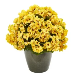 Nearly Natural 17-in Geranium Artificial Plant UV Resistant (Indoor/Outdoor) -Nearly Natural GUEST 6938a742 6455 4b19 b070 d231155a558d