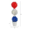 Nearly Natural 18-in Red, White And Blue “Americana” Artificial Topiary Plant With 35 Warm LED Lights -Nearly Natural GUEST 7327f2e8 5dee 49fd b7e9 73d0ea9da81f