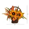 Nearly Natural 16-in Fall Sunflower Artificial Autumn Arrangement In Decorative Basket 1 Nearly Natural 16-in Fall Sunflower Artificial Autumn Arrangement In Decorative Basket -Nearly Natural GUEST 739f9bce 8185 42e2 bff5 07a2a570d0f6
