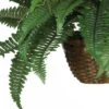 18" X 29" Artificial Boston Fern Silk Hanging Basket - Nearly Natural -Nearly Natural GUEST 745d15c8 4dc8 4d31 8a52 1b746e34955c