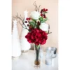 Merry Christmas Rose Hydrangea Arrangement - Nearly Natural -Nearly Natural GUEST 7d5acaa9 2977 4d03 800b e4d6f4298778