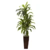 Nearly Natural 55-in Margarintum W/Bamboo Planter
