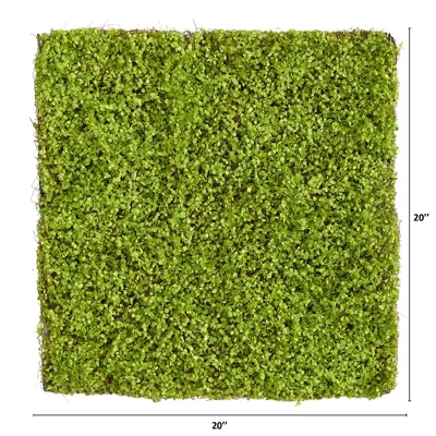 Nearly Natural 20-in X 20-in Duckweed Artificial Wall Mat 3 Nearly Natural 20-in X 20-in Duckweed Artificial Wall Mat