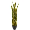 Nearly Natural 4-ft Sansevieria Artificial Plant -Nearly Natural GUEST 8cbf2745 86ab 45df be17 5d11f0ac837e