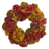 Nearly Natural 24” Fall Hydrangea Wreath -Nearly Natural GUEST 92f399fb 7c72 41fa afb9 5583185642e0