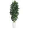 Nearly Natural 5-ft Bamboo Palm Artificial Plant In White Planter 2 Nearly Natural 5-ft Bamboo Palm Artificial Plant In White Planter -Nearly Natural GUEST 9bea3335 dd84 4647 a9eb 59d721e0a173