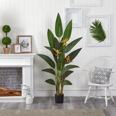 Nearly Natural 6-ft Bird Of Paradise Artificial Plant 5 Nearly Natural 6-ft Bird Of Paradise Artificial Plant - Image 3