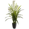 Nearly Natural 45-in Cymbidium Orchid Artificial Plant -Nearly Natural GUEST a9761271 2ea8 4d06 84c5 efba7bc2facf