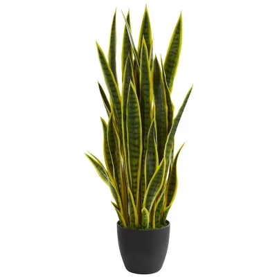 Nearly Natural 38-in Sansevieria Artificial Plant 4 Nearly Natural 38-in Sansevieria Artificial Plant - Image 2