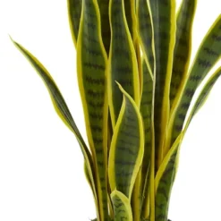 26" X 8" Artificial Sansevieria Plant In Pot - Nearly Natural