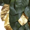 22" Artificial Magnolia Leaf Wreath Gold - Nearly Natural -Nearly Natural GUEST d15147c9 5cad 4c41 b68a 86c6c94aea79
