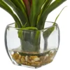 Bromeliad With Glass Vase Arrangement - Nearly Natural -Nearly Natural GUEST d37617d4 5ed4 4844 b716 98d6d896e4c9