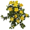 Nearly Natural 24-in Hibiscus Hanging Artificial Plant (Set Of 2) -Nearly Natural GUEST d59f04c4 a7a5 4563 baf6 5727dcab87ca