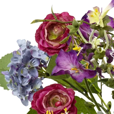 Nearly Natural Spring Garden Floral With Vase 4 Nearly Natural Spring Garden Floral With Vase - Image 2