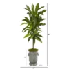 Nearly Natural 4-ft Dracaena Artificial Plant In Vintage Metal Planter (Real Touch) 1 Nearly Natural 4-ft Dracaena Artificial Plant In Vintage Metal Planter (Real Touch) -Nearly Natural GUEST f6fa9296 7632 451d a82d 708c23c0f6d8