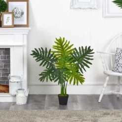 Nearly Natural 3-ft Philodendron Artificial Plant (Real Touch) -Nearly Natural GUEST fa4ea375 a792 4309 beba b54b2c388494