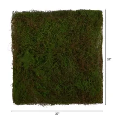 Nearly Natural 20-in X 20-in Artificial Moss Mat
