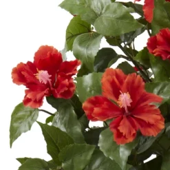 Nearly Natural Hibiscus Topiary (39")